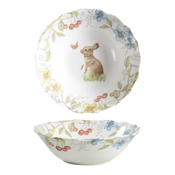 Pier 1 “Sofie the Bunny” 10” Round Serving Bowl - Picture 1 of 3